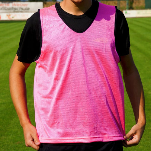 Coloured training bib pink - adult