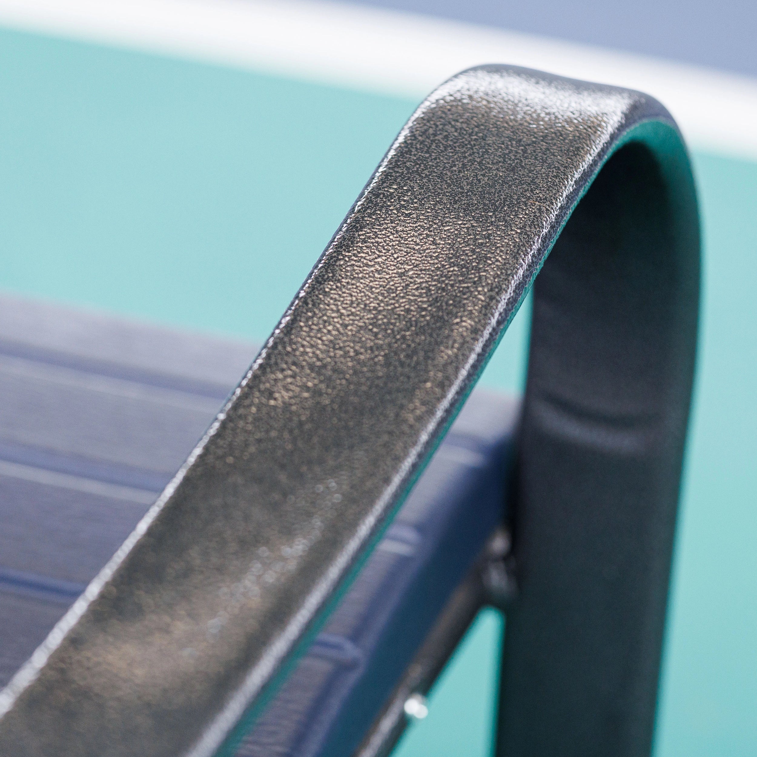 Plastic reinforced with steel indoor outdoor bench 3-man