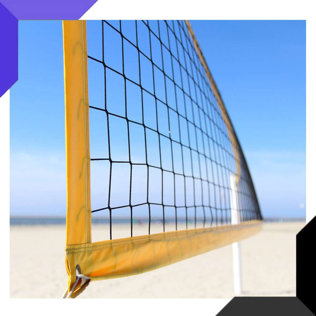  How high is a volleyball net?