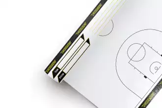 Basketball tactical sheet roller - Full court