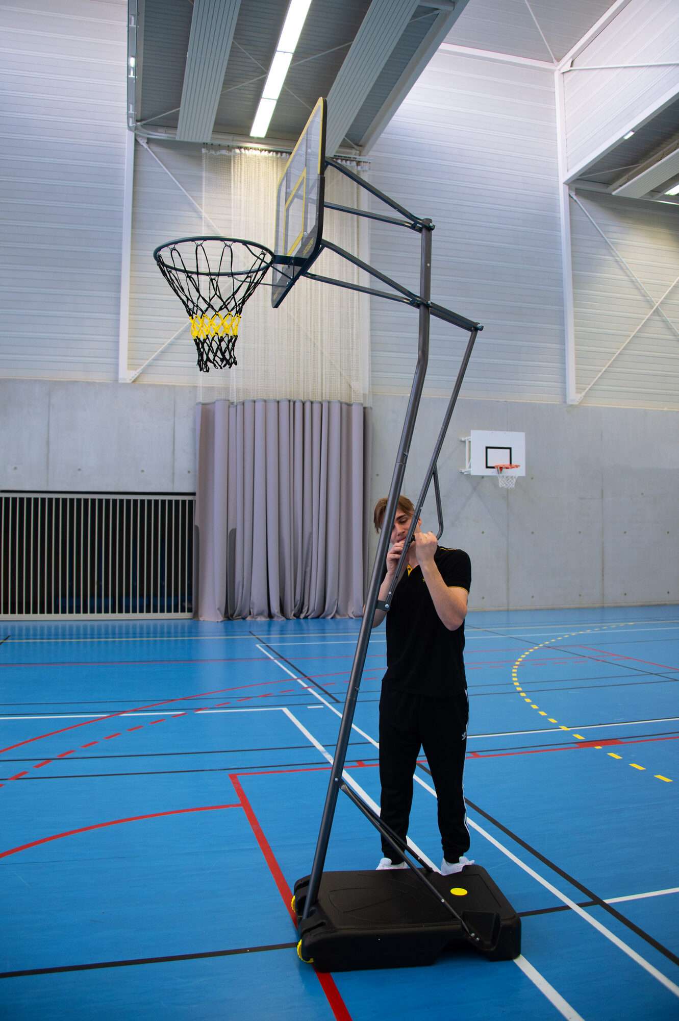 Image du produit : Portable basketball unit - adjustable 2.43m/2.74m/3.05m