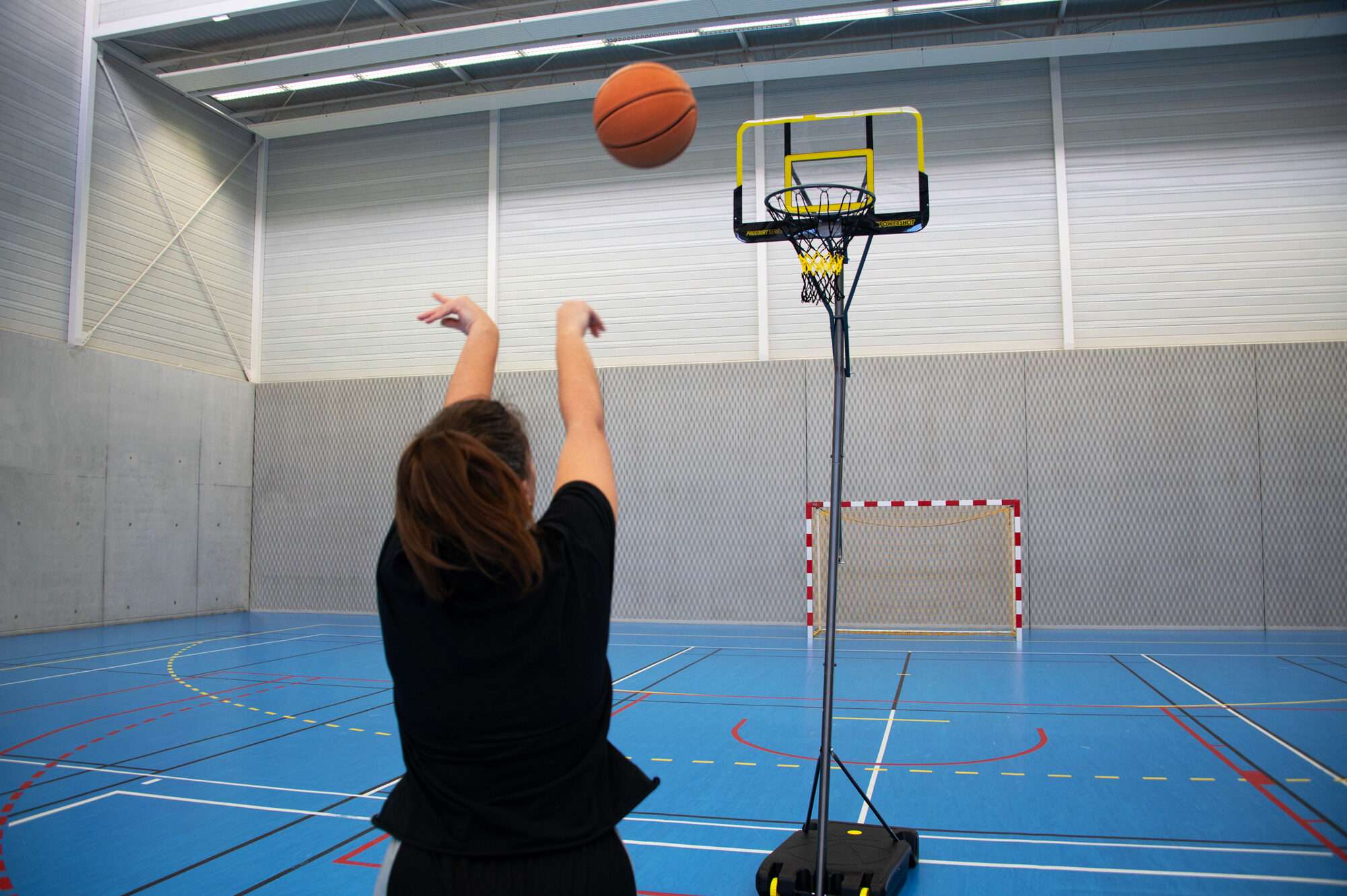 Image du produit : Portable basketball unit - adjustable 2.43m/2.74m/3.05m