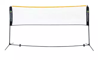 Transportable badminton net