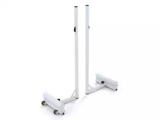 Portable badminton posts for professional use