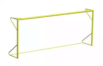 Portable Beach Soccer goals 5.5x2.2m- pair