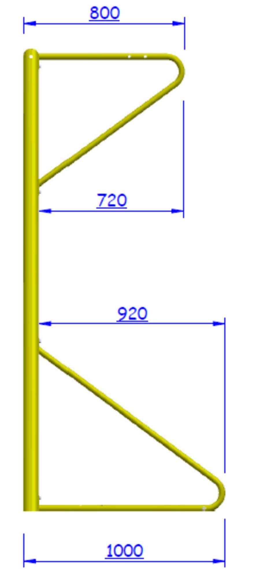 Image du produit : Portable Beach Soccer goals 5.5x2.2m- pair