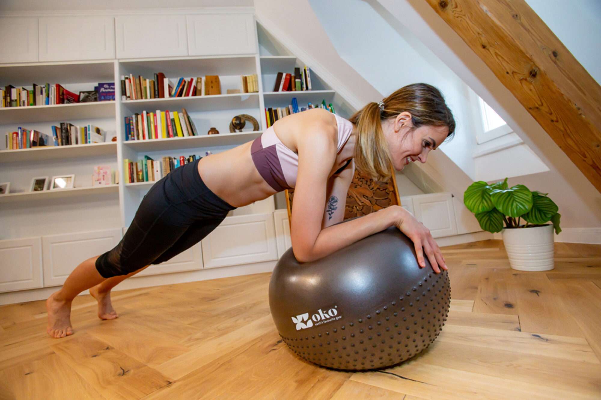 Image du produit : Gym ball multi-tail 55-65 or 75cm OKO