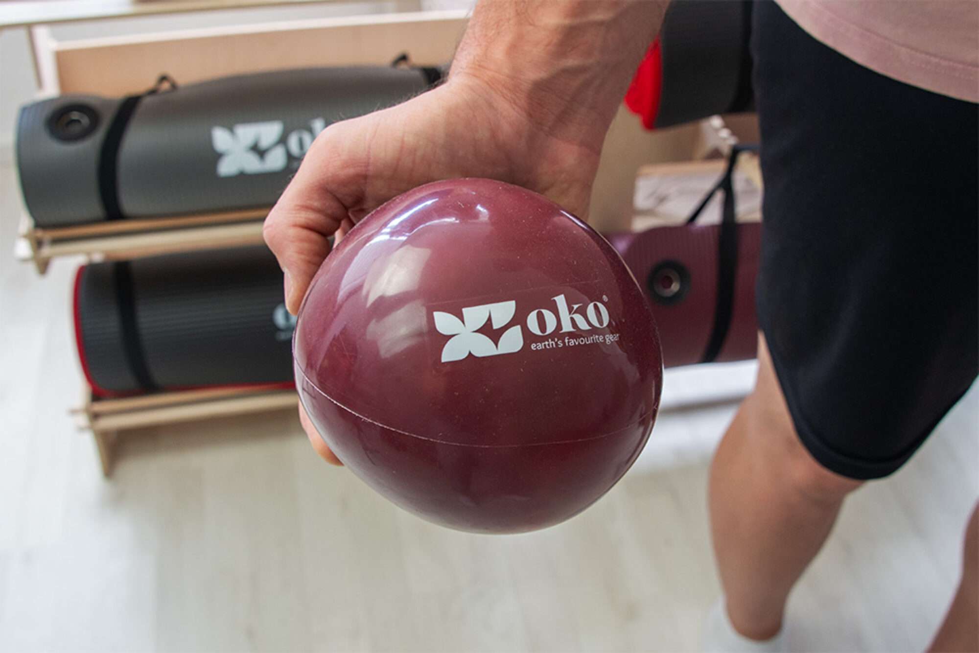 Image du produit : Set of 3 pvc weighted balls OKO