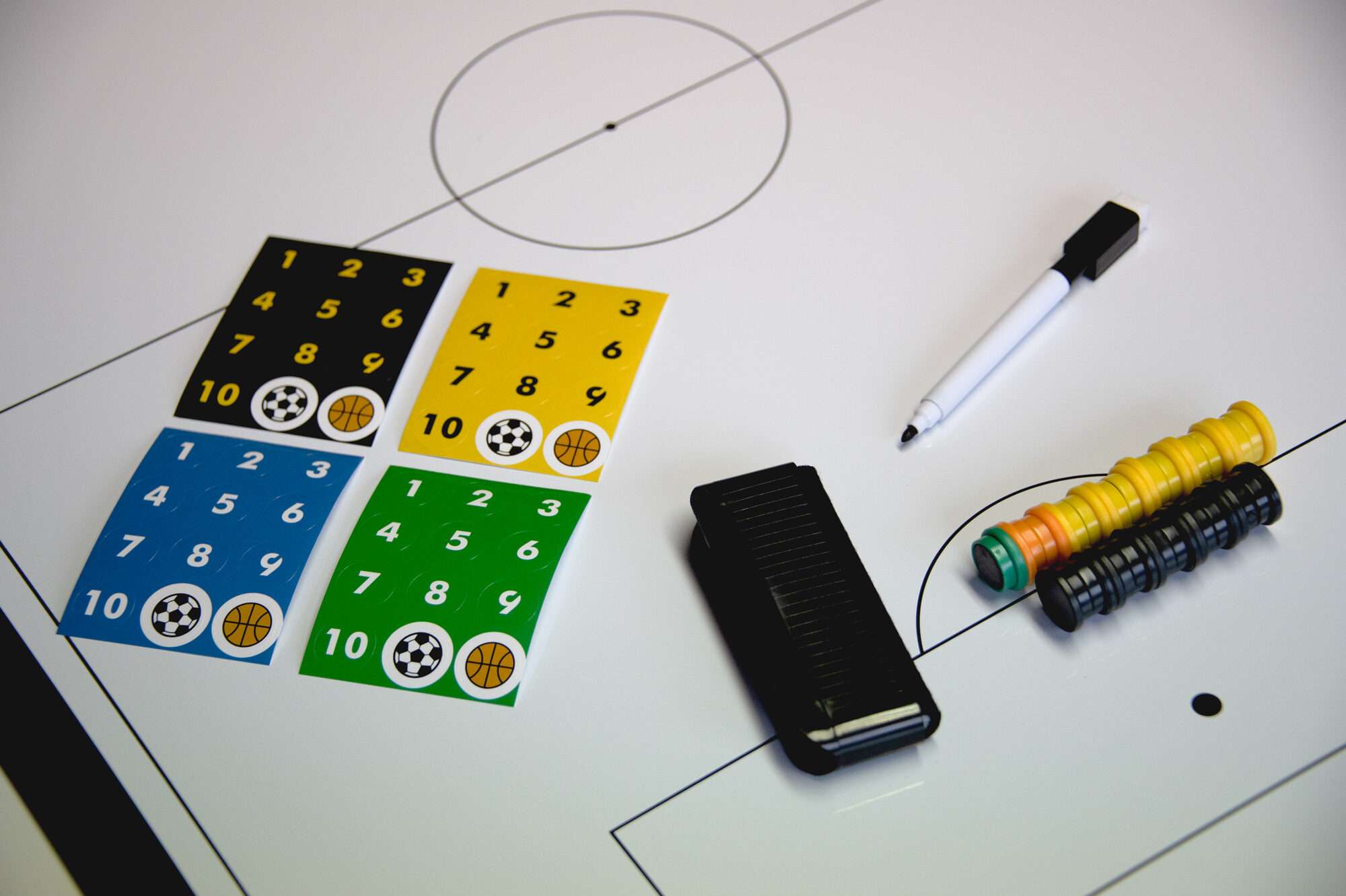 Image du produit : Double sided magnetic tactics board 90cm x 60cm