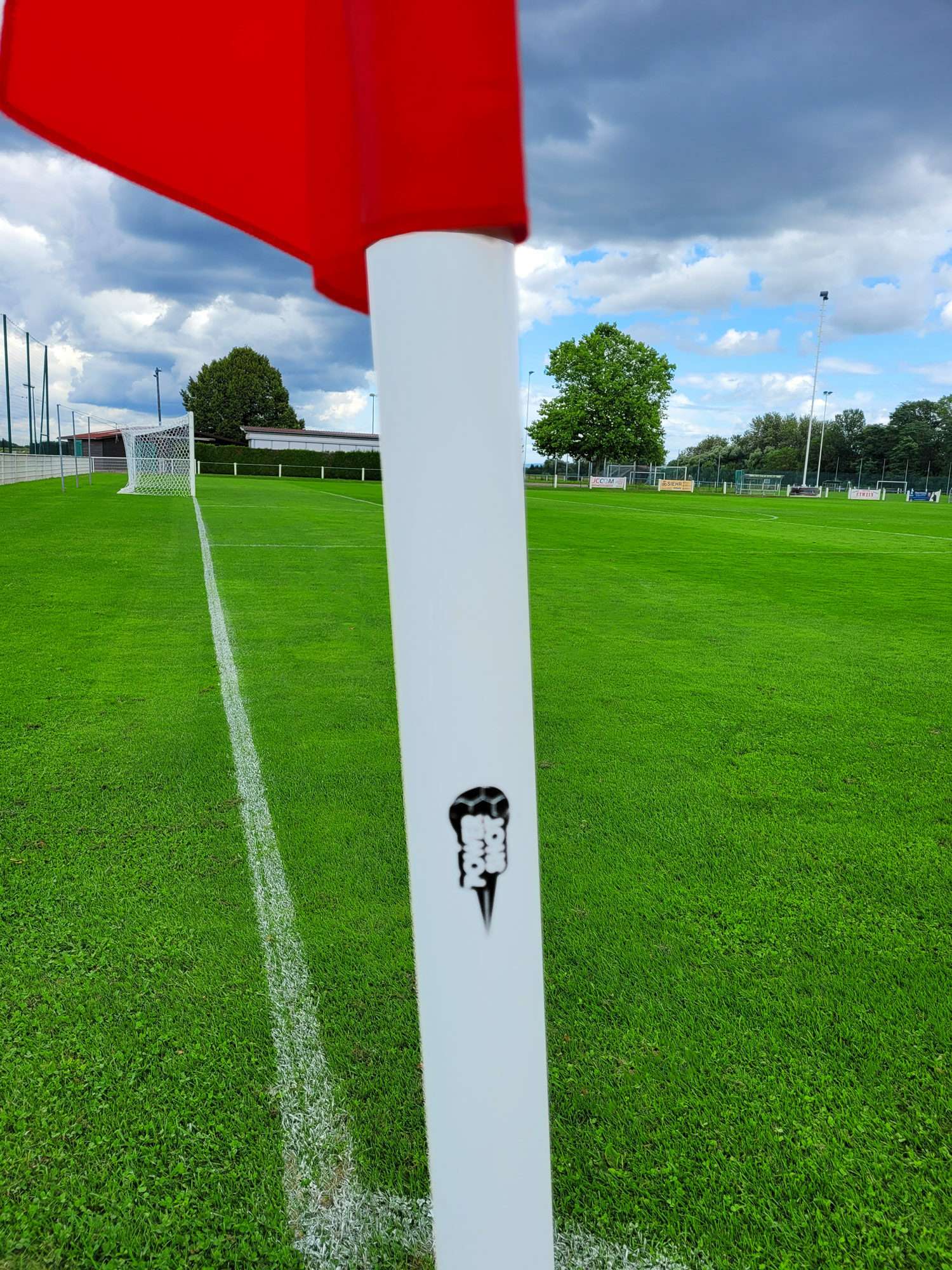 Image du produit : Set of four official corner flags diameter 50 mm