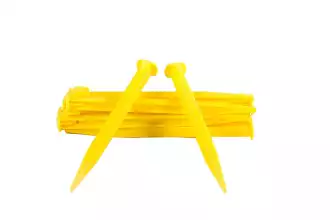Football Net Pegs- Yellow - Set of 10