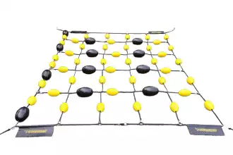 Floor deflector for goalkeeper