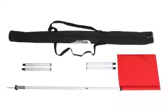 Set of four official corner flags diameter 32 mm