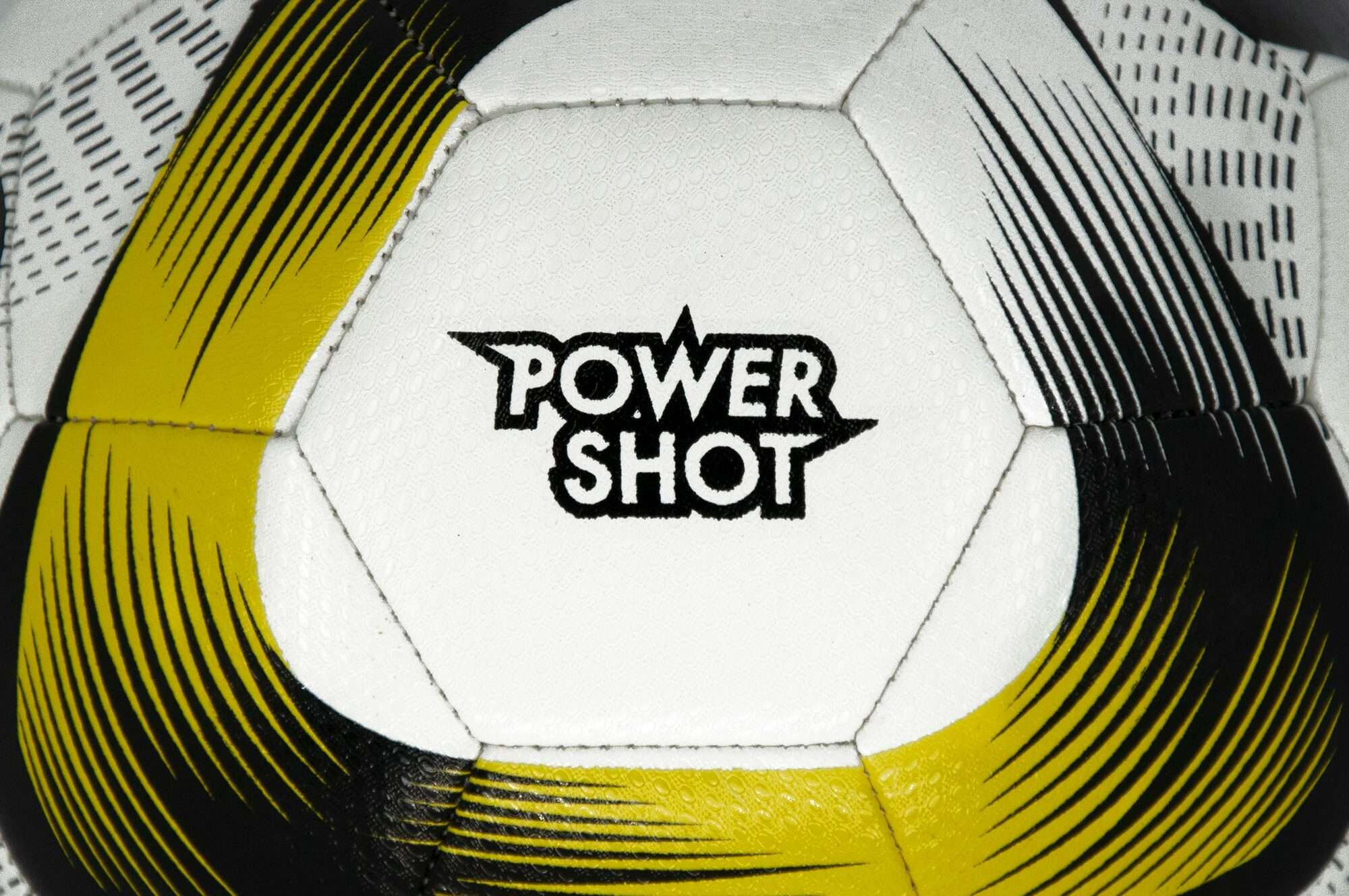 Image du produit : Powershot Football ball size 5 - Black and yellow