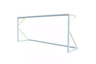 11-a-side soccer goal - Transportable - Aluminium - PROFESSIONAL - Yellow