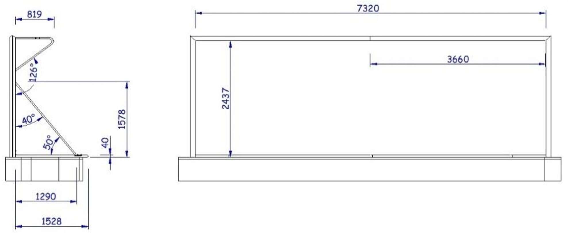 Image du produit : 11-a-side soccer goal - Aluminium - ECO