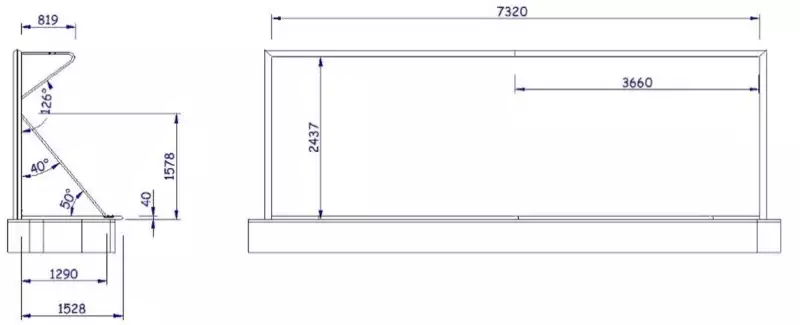 Image du produit : 11-a-side soccer goal - Aluminium - ECO