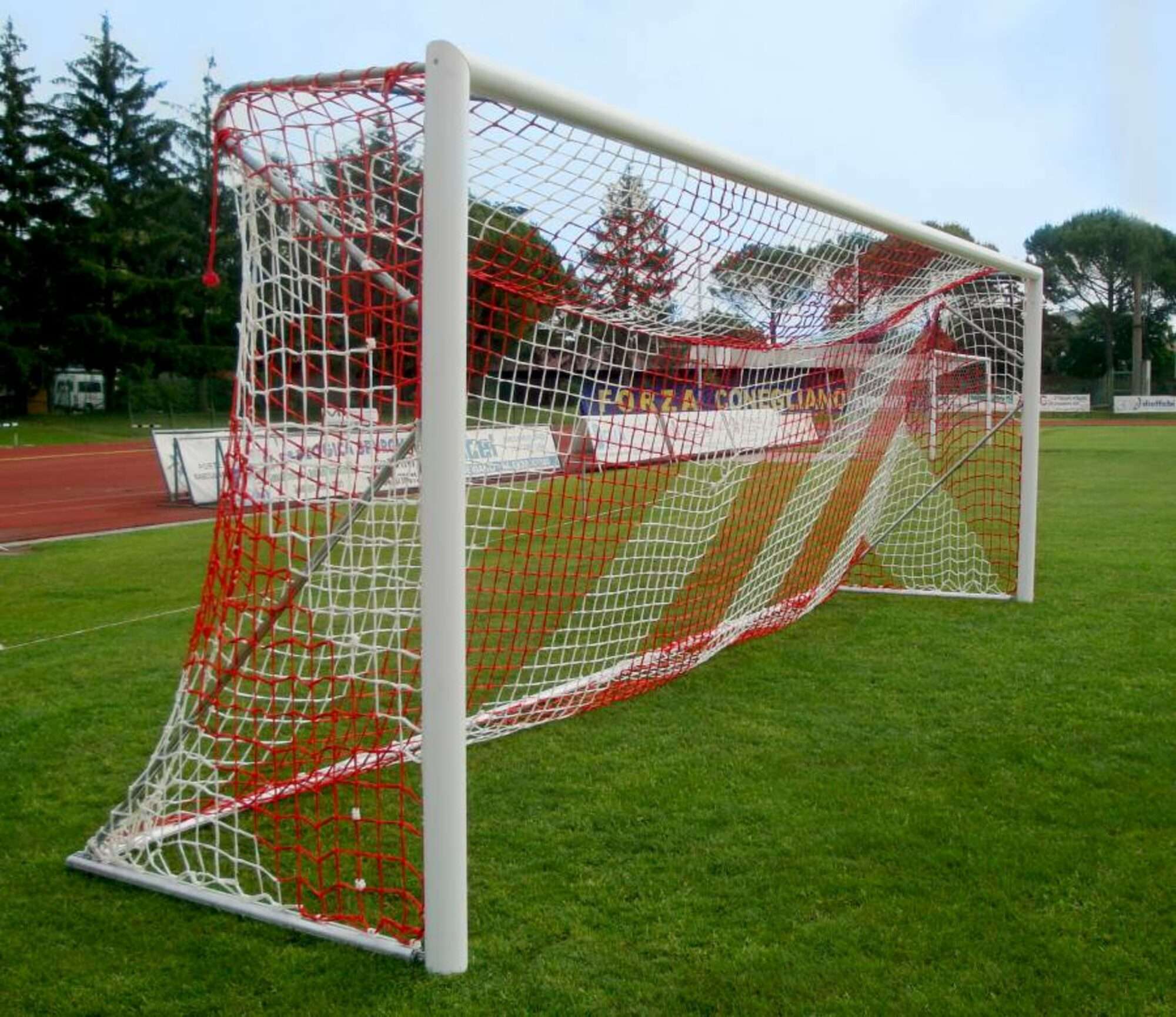 Image du produit : 11-a-side soccer goal - Aluminium - ECO - Reinforced back bar