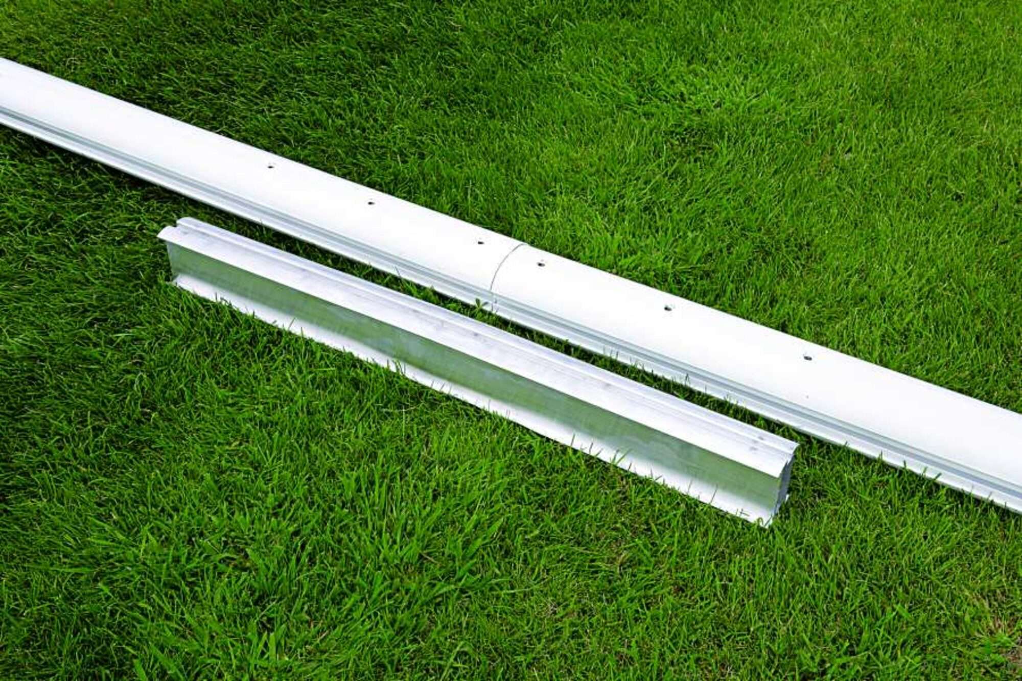 Image du produit : 11-a-side soccer goal - Aluminium - ECO - Reinforced back bar