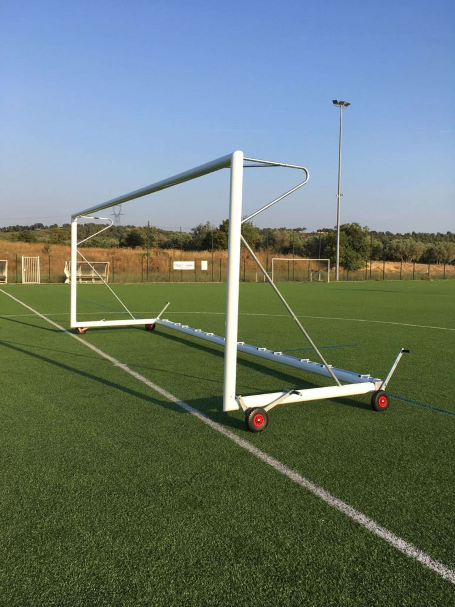 Image du produit : 11-a-side soccer goal - Aluminium - Self-ballasted