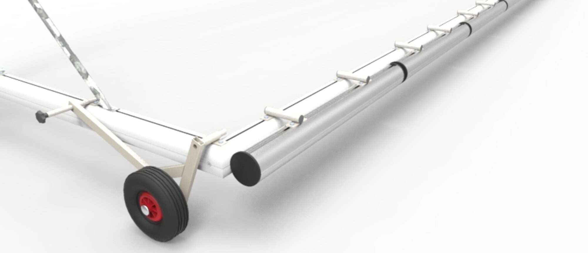 Image du produit : 11-a-side soccer goal - Aluminium - Self-ballasted