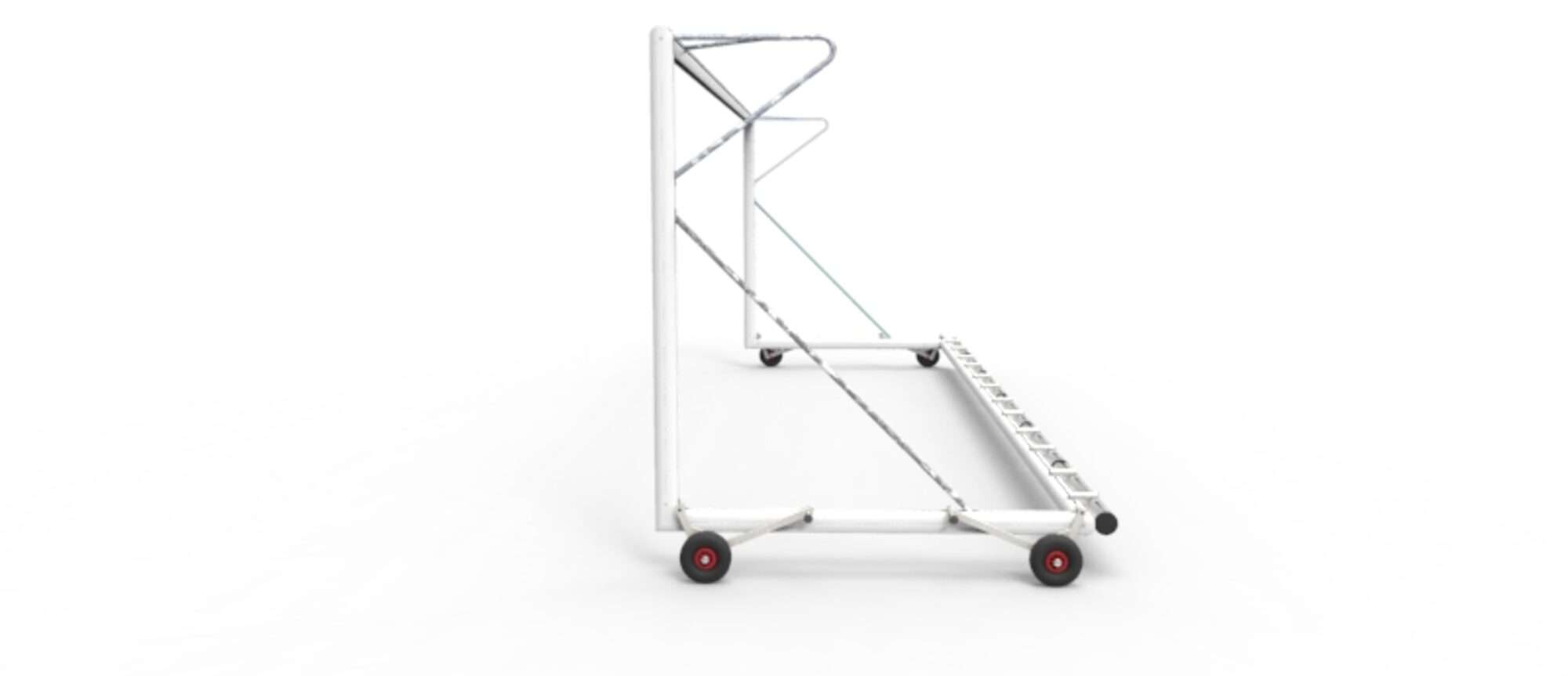 Image du produit : 11-a-side soccer goal - Aluminium - Self-ballasted