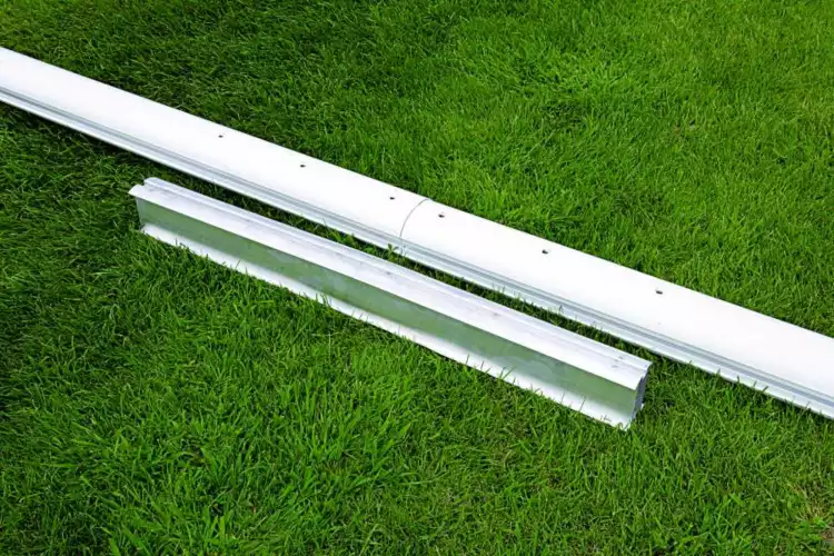 Image du produit : 11-a-side soccer goal - Aluminium - PROFESSIONNEL