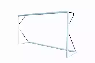 Soccer goal 1.5 x 1 m - Transportable - Aluminium Ø80mm - Choice of colors
