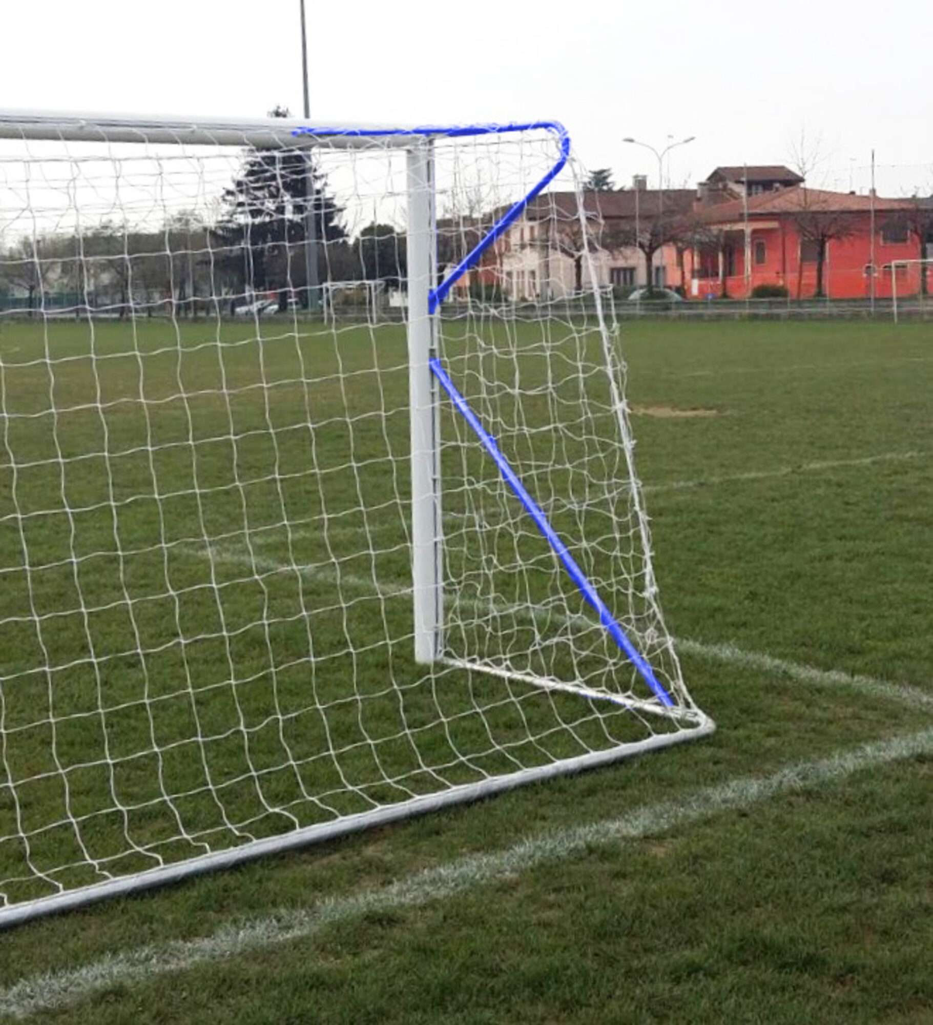 Image du produit : Transportable aluminium 8-a-side soccer goal 6 x 2.1 m - Blue