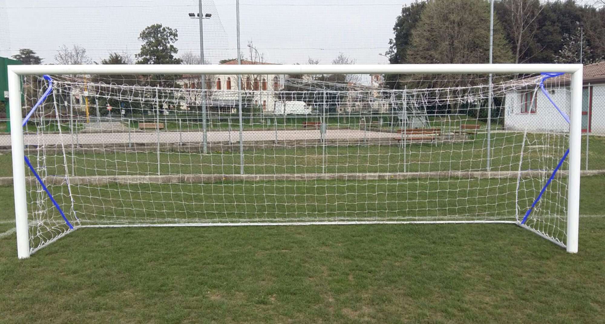 Image du produit : Transportable aluminium 8-a-side soccer goal 6 x 2.1 m - Blue