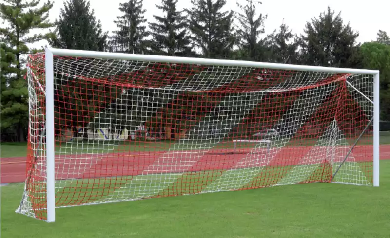 Image du produit : 8-a-side soccer goal - Transportable - Aluminium Ø80mm - 5 x 2 m