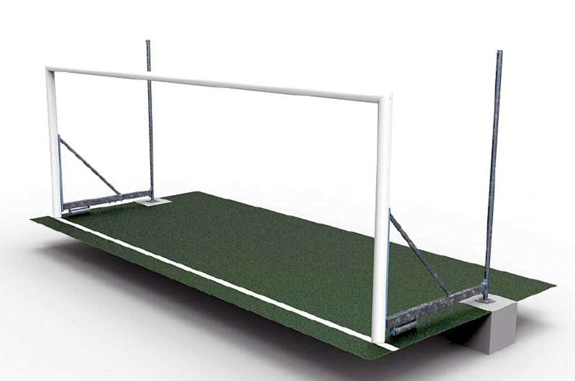 Image du produit : Foldable 8-a-side football - Aluminium