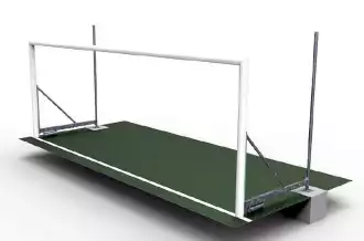 Foldable 8-a-side football - Aluminium