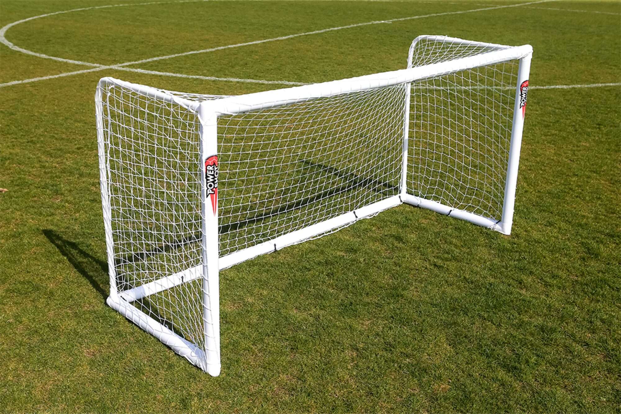 Image du produit : POWERSHOT soccer goal 2.4 x 1.8 m + net, anchors