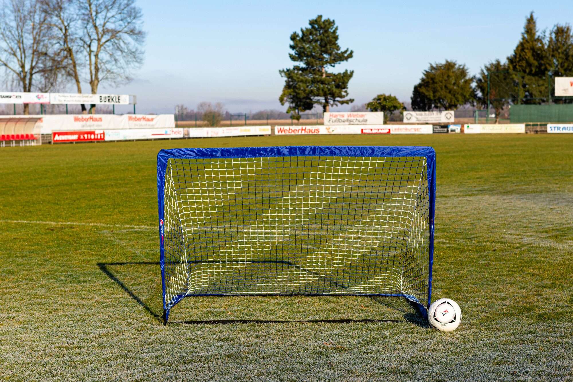 Image du produit : POWERSHOT® 2x Pop Up Goals 1,2x0,9m ( 4' x 3' ) blue/white