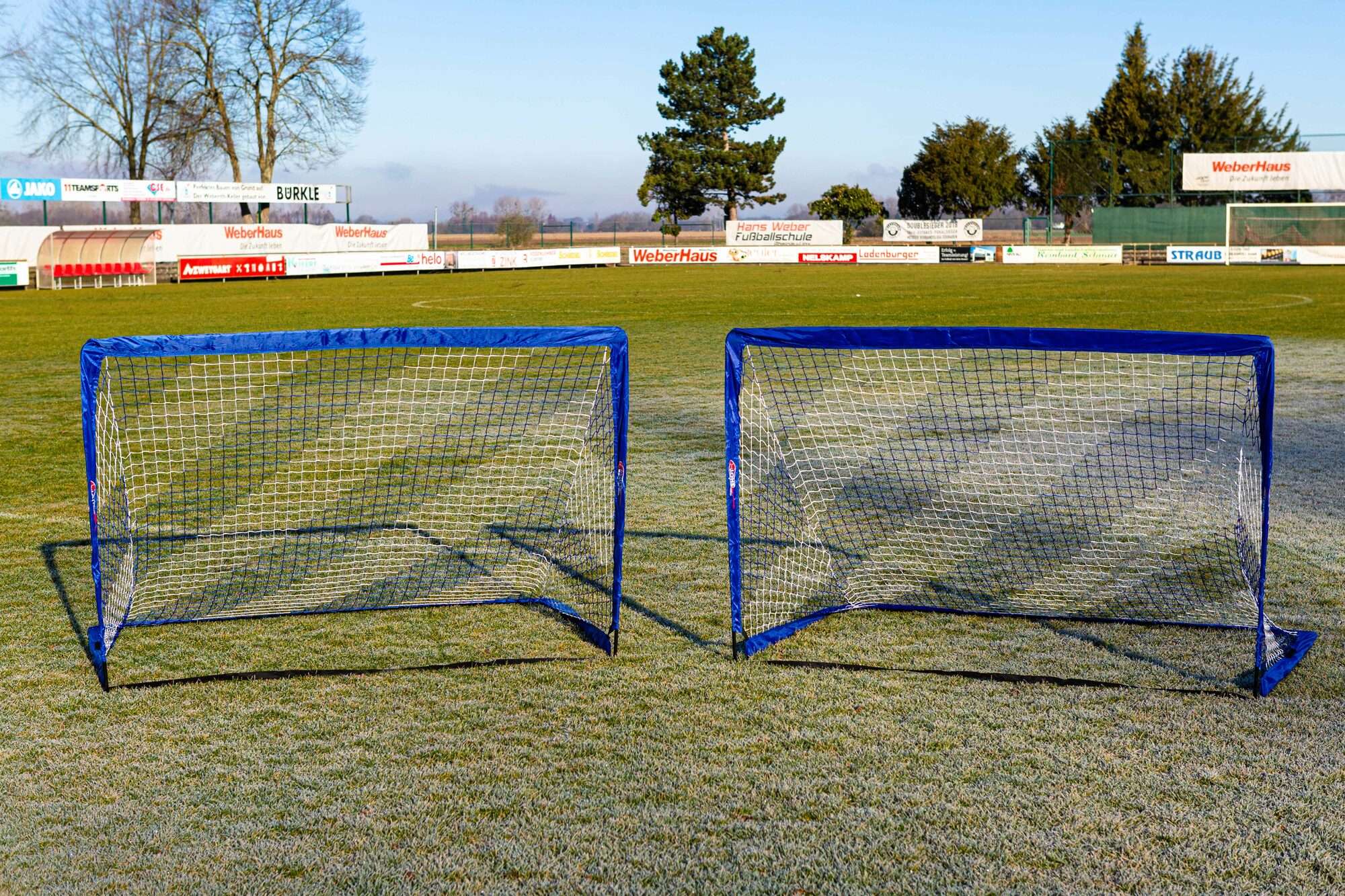 Image du produit : POWERSHOT® 2x Pop Up Goals 1,8x1,2m ( 6' x 4' ) blue/white