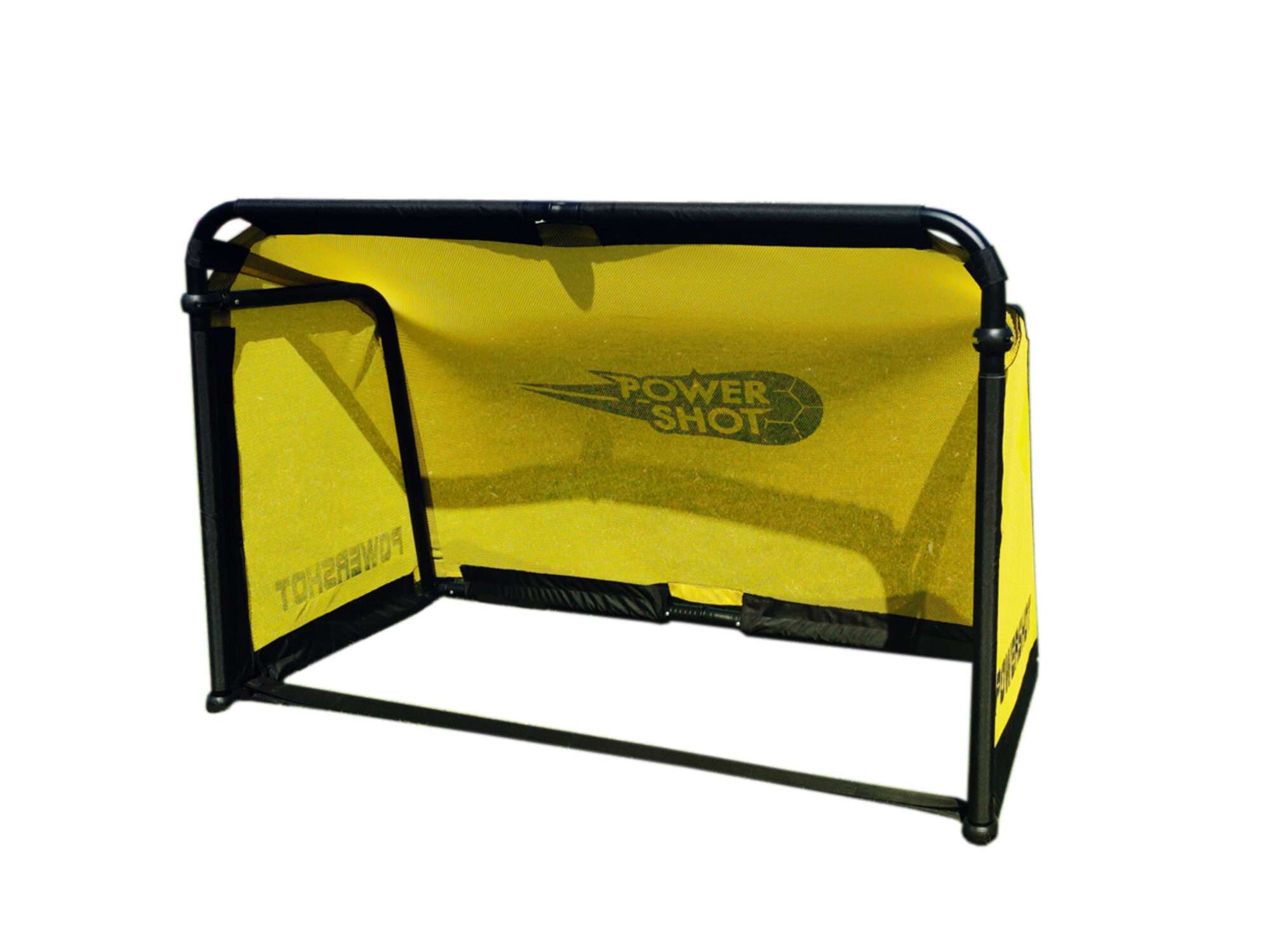Image du produit : Mini aluminium goal foldable 5' x 3.2' (1.5 x 1m) - Yellow/Black