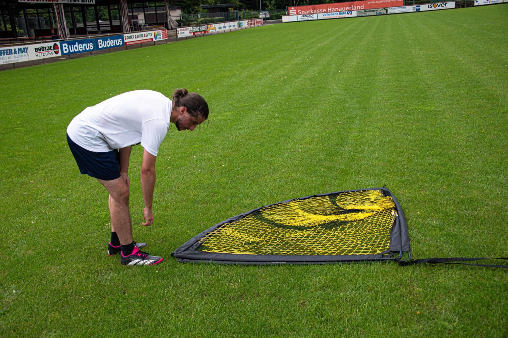 Image du produit : POWERSHOT® 2x Pop Up Goals 2,2x1,5m black/yellow