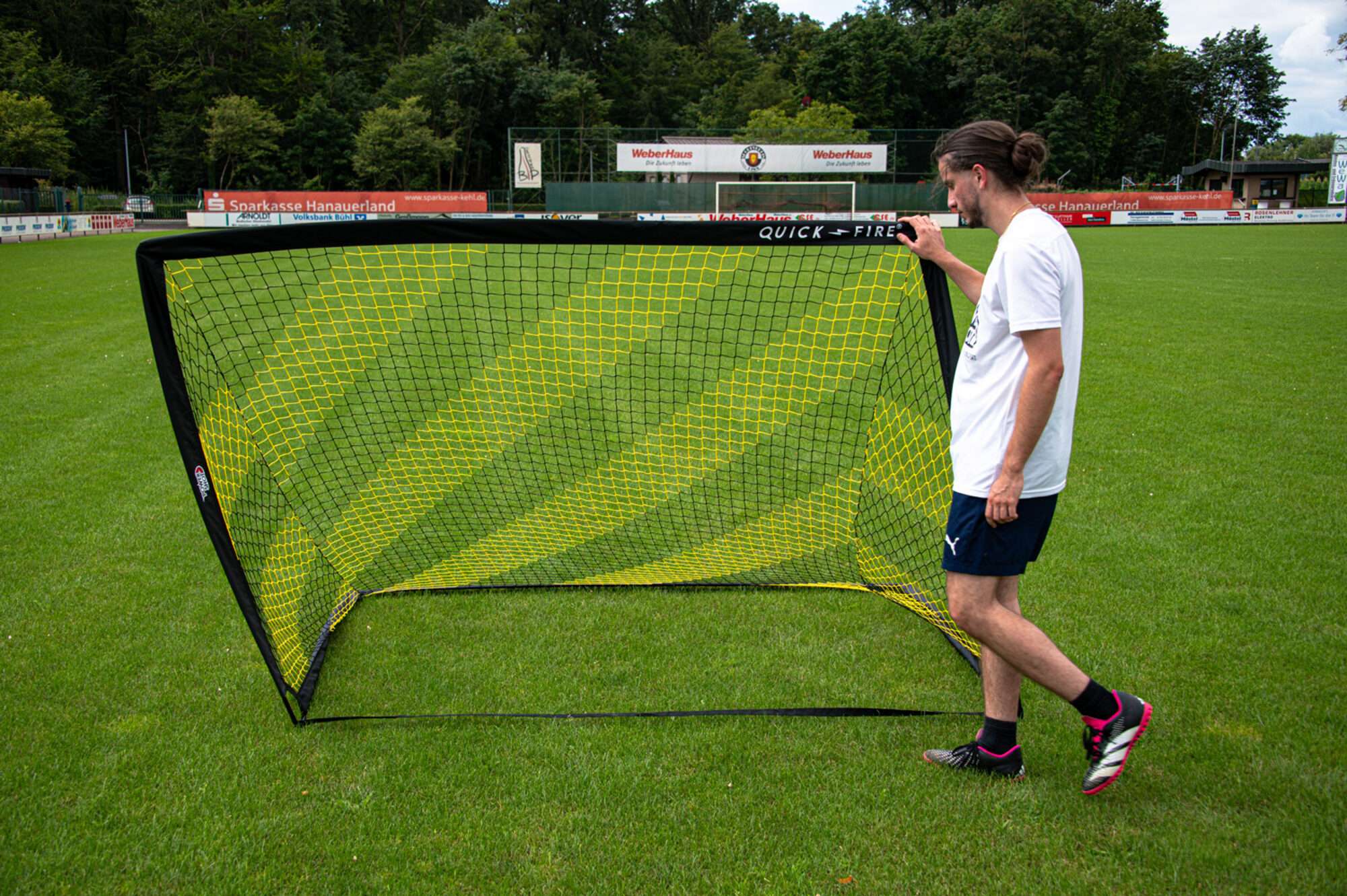 Image du produit : POWERSHOT® 2x Pop Up Goals 2,2x1,5m black/yellow