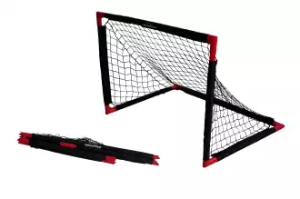 Foldable soccer goal - 90 x 60 cm - free ball