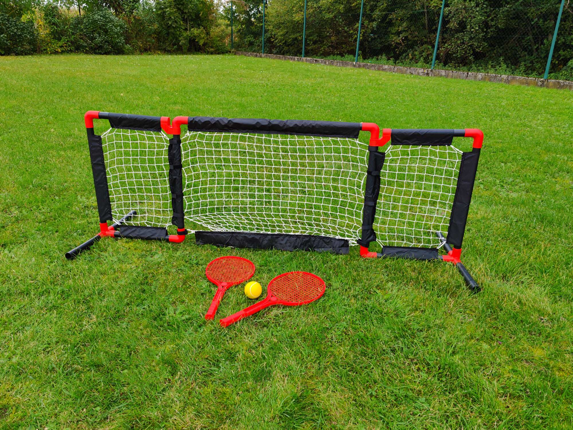 Image du produit : Soccer goal - Tennis net - 2 in 1 - 90 x 60 cm