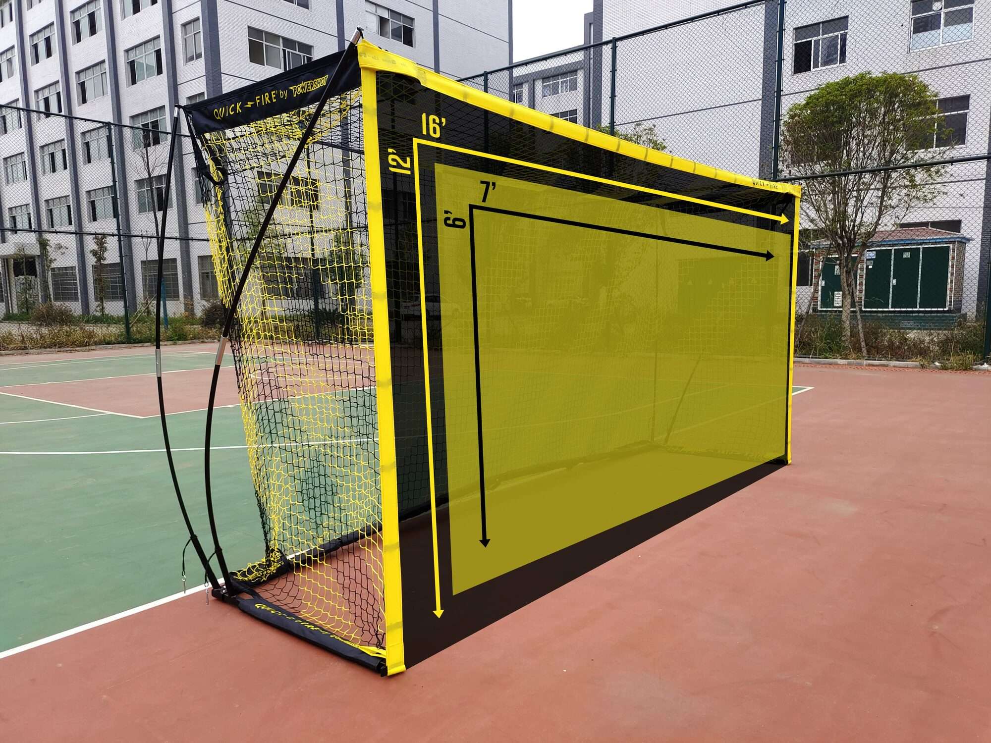 Image du produit : QuickFire® Modulable soccer goal 3.6/4.9 x 1.8/2.1
