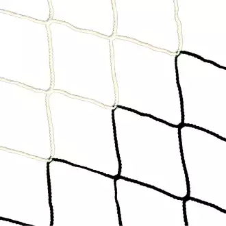 Football net in two colours (7.32 x 2.44m) White/Black(single)