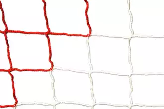 Soccer Net- 6 x 2.1 m - 3 mm - RED/BLACK