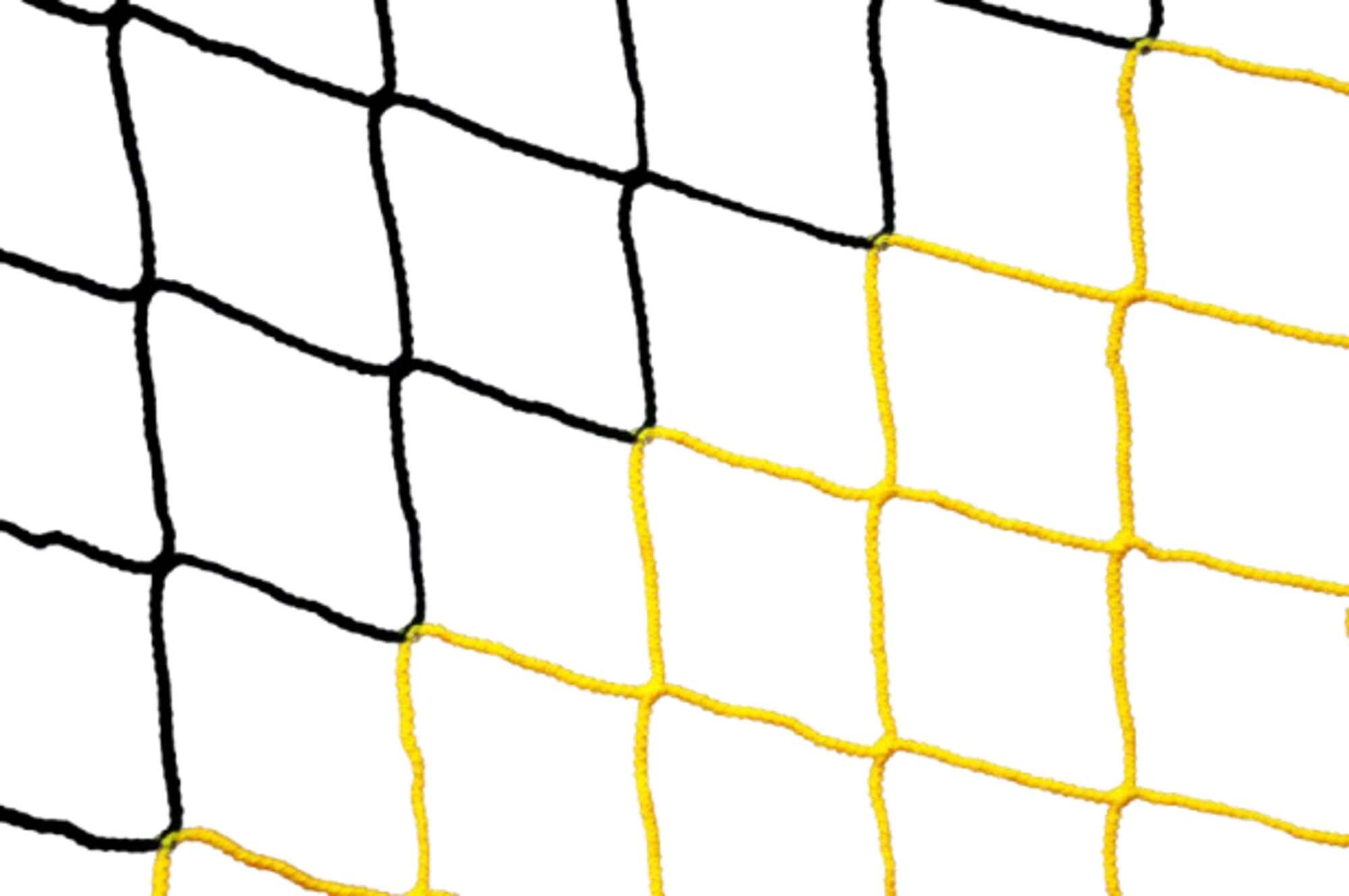 Image du produit : Soccer net - 6 x 2.1 m - Black AND yellow