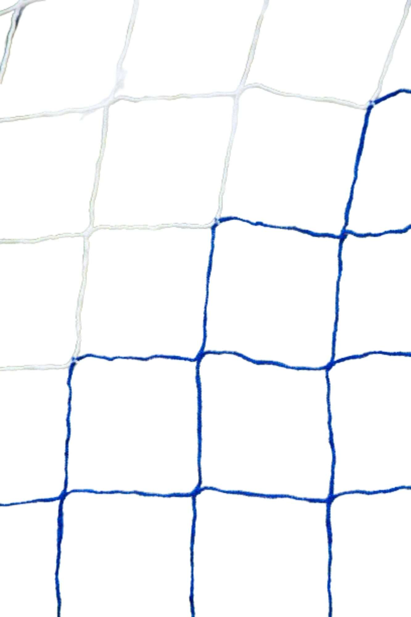 Image du produit : Stadium football net in two colours 4mm - White/Blue (single)