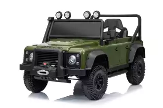 Land Rover Defender 110 SVX Child Electric Car - Army Green (3 to 8 years)