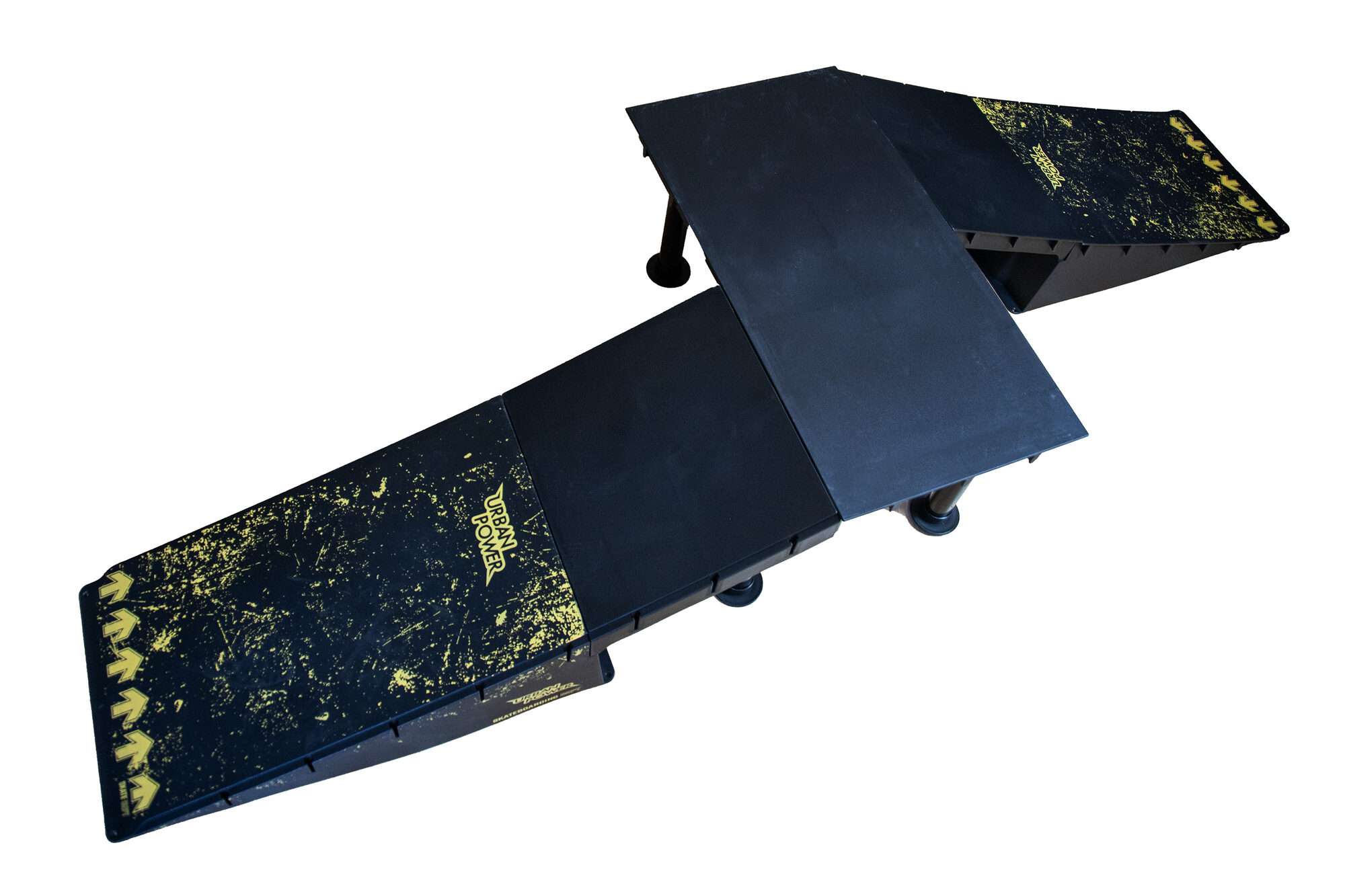 Image du produit : Set of modular skateboard ramps - 6 configurations
