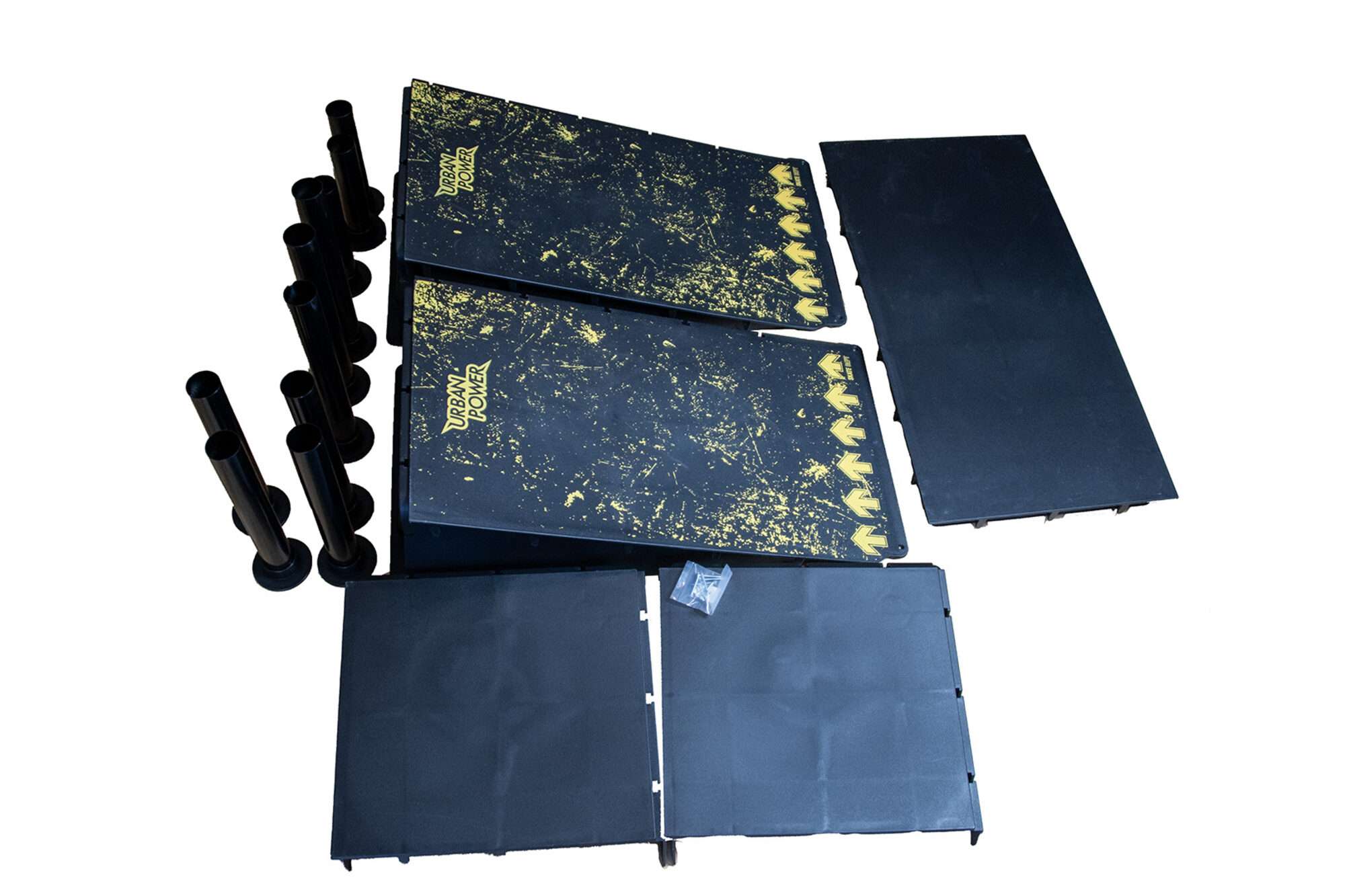 Image du produit : Set of modular skateboard ramps - 6 configurations