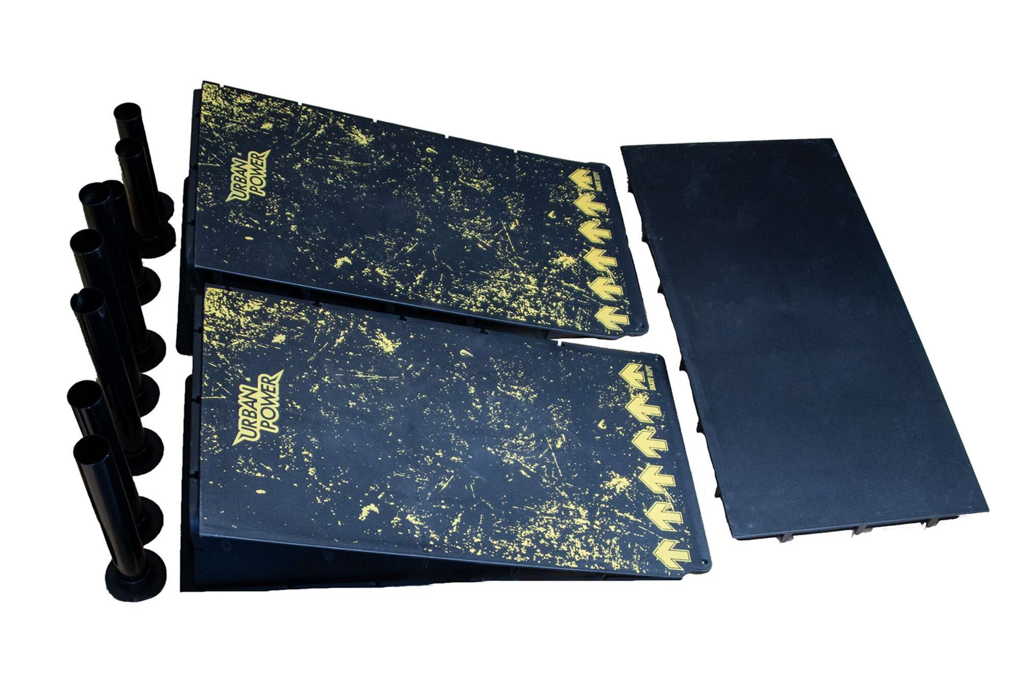 Image du produit : Set of modular skateboard ramps - 3 configurations